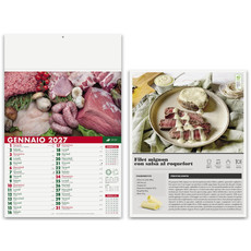 Calendario illustrato carni e macelleria 2027 dettaglio 3