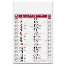 Calendario olandese classic 2027 rosso