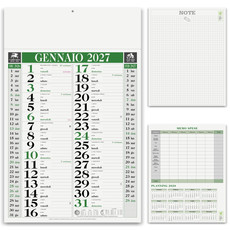 Calendario olandese classic 2027 verde dettaglio 1