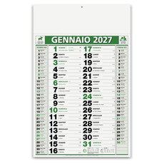 Calendario olandese classic notes 2027 verde