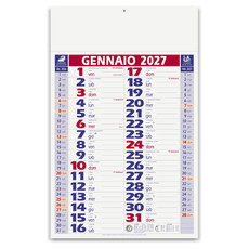 Calendario olandese classico 2027 rosso