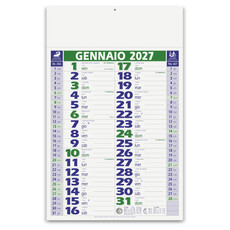 Calendario olandese classico 2027 verde