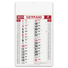 Calendario olandese gigante 2027 rosso