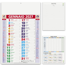 Calendario olandese multicolor tris 2027 dettaglio 1