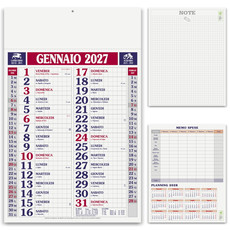 Calendario olandese quadrettato 2027 dettaglio 1