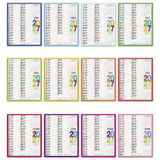 Calendario olandese swedish multicolor 2027 dettaglio 1