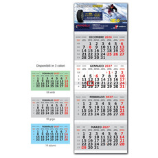 Calendario quadrittico 4 spirali 2027 dettaglio 1