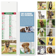 Calendario silhouette illustrato cani e gatti 2027 dettaglio 1