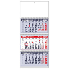 Calendario trittico 2027 3 spirali dettaglio 1