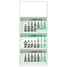 Calendario trittico 2027 3 spirali dettaglio 2