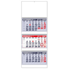Calendario trittico 3 spirali e interspazi 2027 dettaglio 1