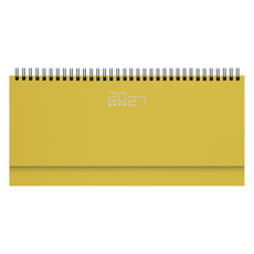 Planning base settimanale da scrivania 2027 giallo