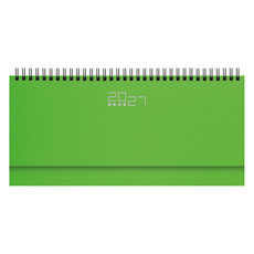 Planning base settimanale da scrivania 2027 verde lime
