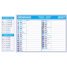 Tappetino mouse con calendario 2027 dettaglio 1