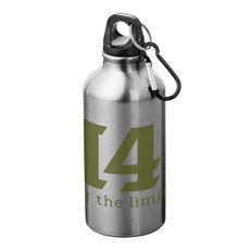 Borraccia con moschettone personalizzata