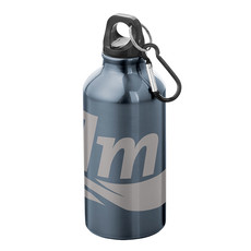 Borraccia con moschettone personalizzata