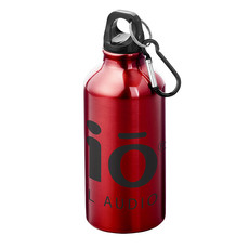 Borraccia con moschettone personalizzata