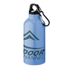 Borraccia con moschettone personalizzata