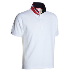 Polo piquet da uomo retro collo con bandiera Nation Payper