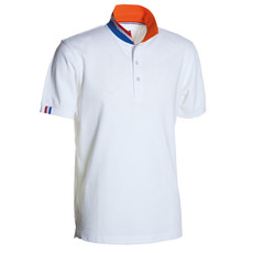 Polo piquet da uomo retro collo con bandiera Nation Payper