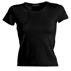 T-shirt stretch donna girocollo manica corta Moda Payper