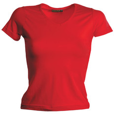 T-shirt stretch donna collo a V, manica corta Anna Payper