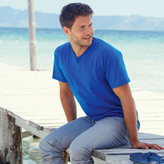 tshirt collo a v fruit of the loom