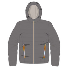 giubbino uomo in nylon, imbottito, con cappuccio Replica Payper