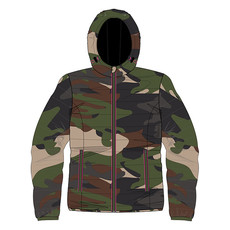 giubbino donna in nylon, imbottito, con cappuccio Replica Lady Payper