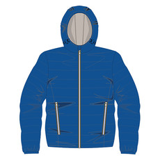 giubbino uomo in nylon, imbottito, con cappuccio Replica Payper