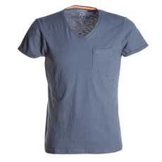 t-shirt manica corta collo a V slubby jersey colorato Wild Payper
