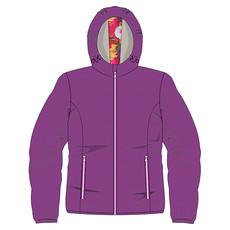 giubbino donna in nylon, imbottito, con cappuccio Replica Lady Payper