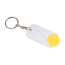 portachiavi con gettone per carrello