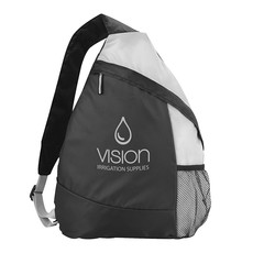 Zaino monospalla con tracolla imbottita personalizzabile