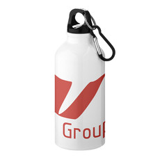 Borraccia con moschettone personalizzata