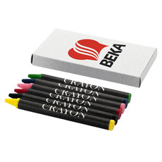 Set 6 pezzi pastelli a cera