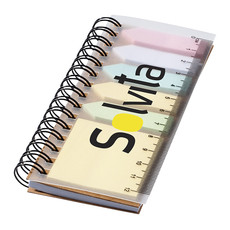 Libretto a spirale con foglietti adesivi personalizzato