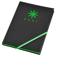 Blocco notes A5 con elastico fluorescente