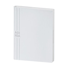 Agenda flessibile 2025 giornaliera 15X21 bianco