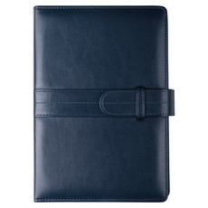 Agenda portafoglio 2025 15x21 in ecopelle blu