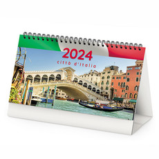 Calendario da tavolo Città d'Italia 2024