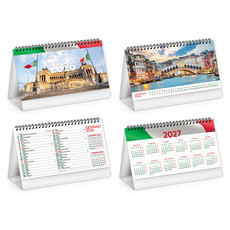 Calendario da tavolo Città d'Italia 2026 dettaglio