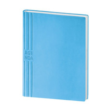 Agenda flessibile 2024 settimanale 17X24 azzurro