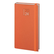 Agendina 2024 settimanale tascabile con elastico arancio