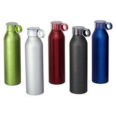 Bottiglia sport in alluminio - colore Argento