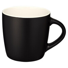 Tazza in ceramica bicolore - colore Nero/Bianco