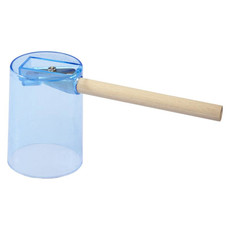 Set matite colorate e temperino in astuccio cilindrico - colore Blu