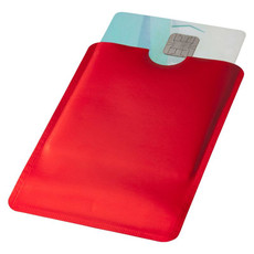 Porta carte di credito RFID da smartphone - colore Rosso