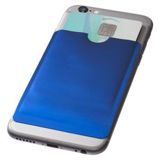Porta carte di credito RFID da smartphone - colore Blu Royal