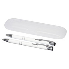 Set penna e portamina con custodia - colore Bianco